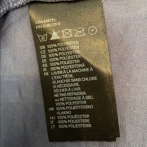 H&M elegant blue sleeveless dress size 2 NWOT - Picture 7 of 8